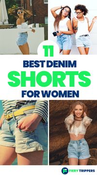 Best denim shorts for women | Best denim shorts for thick thighs | Best denim shorts for moms | Comfortable denim shorts | A complete list of different styles and washes, including the best high-waisted denim shorts, white shorts, cut-off shorts, and stretch denim shorts, as well as the best denim shorts for thick thighs and even the best jean shorts for moms.