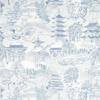 Zoffany Eastern Palace Indigo Fabric ZHIF322717