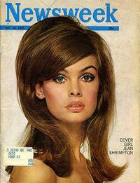 Vintage 1965 Newsweek with the 60s iconic covergirl Jean Shrimpton. I always thought she was so beautiful!