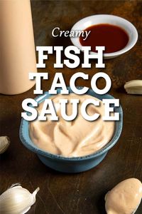 Creamy Fish Taco Sauce Recipe - This creamy fish taco sauce recipe brings just the right amount of zing to your fish tacos, made with mayo, crema, hot sauce, lime juice and more. #Sauce #FishTacos via @chilipeppermadness