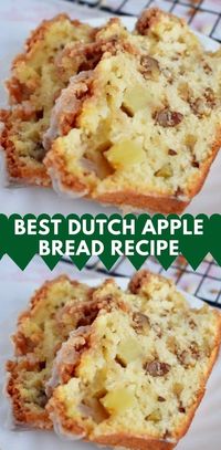 EASY DUTCH APPLE BREAD RECIPE