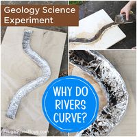 Why Do Rivers Curve? {Geology Science Experiment} - Frugal Fun For Boys and Girls