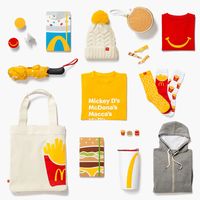 The new McDonald's clothing and gifts line features a Big Mac bag - Insider