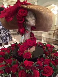 Kentucky Derby Themed Gala Entrance centerpiece