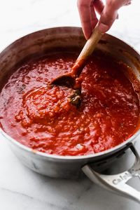 Best Ever Arrabbiata Sauce - my homemade arrabbiata sauce is so delicious you'll make it regularly! Tons of ways to serve this and it freezes beautifully! #arrabbiatasauce #homemadesauce #italiansauce #tomatosauce #tomatosaucerecipe #saucerecipe | Littlespicejar.com