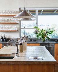 Aha! Design: A Compost Bin Built Into the Kitchen Counter