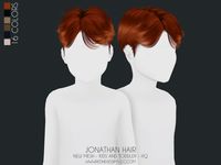 JONATHAN HAIR - KIDS AND TODDLER - The Sims 4 Download - SimsFinds.com