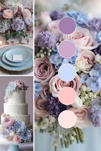 If you are looking for ideas to help you create your wedding color palette, then check out these beautiful pale blue, pink, and lilac wedding color ideas to help inspire you! | Wedding color schemes | Wedding color palettes | Wedding theme | Wedding theme ideas | Wedding colors | Wedding color inspiration | Wedding color ideas | Wedding themes | Wedding colors unique | Fall wedding color ideas | Winter wedding color ideas | Spring wedding color ideas | Summer wedding color ideas |