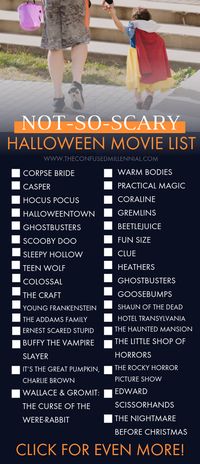 The Ultimate List of Halloween Movies [80+ from Scary to Not-So-Scary!], halloween movies to watch, #halloweenmovies, spooky movies, not so scary halloween movies, halloween movies for kids, #halloween, #halloweenideas, #scaryhalloweenmovies