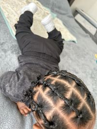 Braidless Hairstyle for baby boy