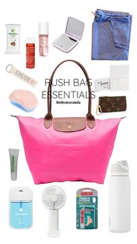 Check out mirandanickoles's Shuffles RUSH BAG ESSENTIALS #outfitinspo #beauty #rush #sorority #sororityrush #bamarush #bama #essentials #college