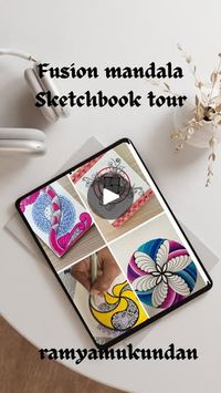 299 reactions · 29 shares | A sketchbook tour of some of the fusion artworks I have done.

Want to recreate these? Check out the process reels on my Reels tab and follow step-by-step! Perfect for both beginners and experienced artists looking to experiment  the world of mandala art and Zentangle-inspired designs.

These artworks are a mix of mandalas, zentangles and doodles. 29 done so far in this series with more to come 

Let me know if you are enjoying the series so far

Follow @ramyamukundan for more of such content, mandalas , zentangle inspired art and much more 

For those who are ready to learn and elevate their mandala skills, DM me for details on my Mandala Online Course! 

#zentangle #zentangleinspiredart #mandala #mandalart #sketchbookdrawing #sketchbooktour #ramyamukundan | Ra