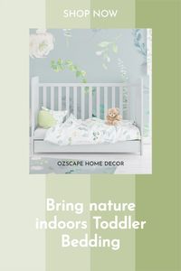 Decorate your toddler girl bedroom with this gorgeous modern bedding set with pretty watercolor leaves and flowers. Whether it be a small girls room, shared room or apartment bedroom, our decorating ideas, bedding sets with pillow case, decoartive pillows, blankets and matching wallpaper will bring your bedroom color scheme to life. Our original designs are guaranteed to make you smile. Put a smile on your little girl's face today Shop Now: https://etsy.me/3wdWLvK