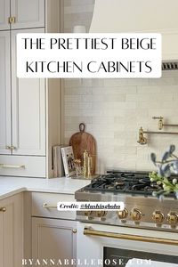 If you’re looking for beige kitchen cabinet color ideas, then you’ve come to the right place. This post is all about the most gorgeous beige paint colors for your kitchen that you’ll love.