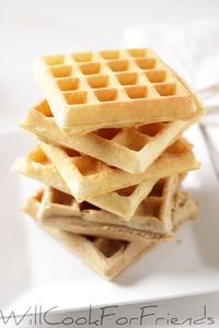 Waffles, yeasted vs. unyeasted - no more waffling over waffles! - Will Cook For Friends