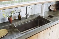 Aha! Design: A Compost Bin Built Into the Kitchen Counter