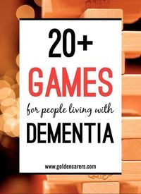 Adapting and modifying games for seniors is necessary for all sorts of different reasons. As well as for those living with dementia, games need to be modified for those who use wheelchairs and those with impaired vision or sensory loss. #elderlycaregiver #caregiver #dementia #alzheimers #memoryloss #dementiaactivities