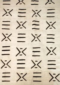 White-black-African-mud-cloth-bambara-3-9-X-5-3-mudcloth-Mali-West-Africa