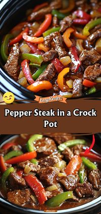 Pepper Steak in a Crock Pot