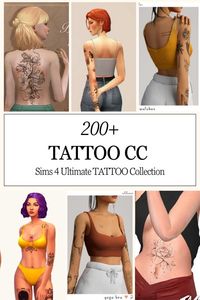 200+ Must Have Sims 4 Tattoos CC, Mods & Packs