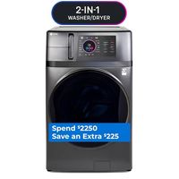 GE Profile 4.8-cu ft Capacity Carbon Graphite Ventless All-in-One Washer/Dryer Combo ENERGY STAR in the All-In-One Washer Dryers department at Lowes.com