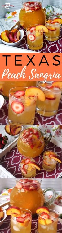 This is a quick and easy alcoholic peach punch/sangria recipe that is fresh and fruity.