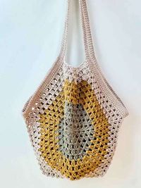 Gift Ideas – Crochet Pattern for the Hexagon Market Bag – Crochet