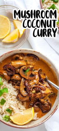 Creamy Mushroom Coconut Curry