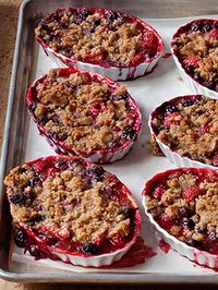 Ina Garten's Tri-Berry Crumbles | The Saturday Evening Post