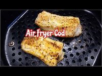 Air Fryer Cod | How to cook Cod without Breading: budgetcooking