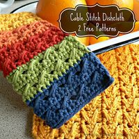 Ravelry: Cable Stitch Dishcloths pattern by Dedri Uys