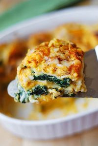 Butternut Squash and Spinach Lasagna, vegetarian lasagna