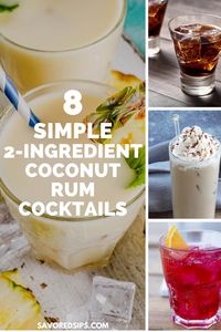 Rum and coconut are a classic flavor combination that instantly evokes warm weather, tropical beaches, and seaside vacations. Who doesn't want to be there right now? I sure do. But if you can't be, the fastest way to invoke the easy, breezy feeling is with a coconut rum cocktail.