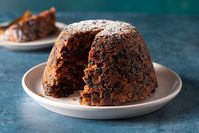 For many Brits, the holidays aren't complete without a classic Christmas pudding. This recipe is deliciously sticky, filled with plenty of dried fruit and warming flavors from brandy and spices.