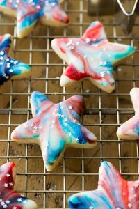 Red, White, and Blue 4th of July Cookies! || Sugar Spun Run