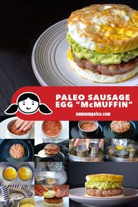 The Paleo Sausage Egg McMuffin: perfect for fans of eating sausage ’n eggs with their hands. Besides, who needs bread when the filling’s the best part? #paleo #primal #keto #nomnompaleo #whole30 #glutenfree