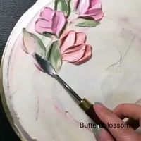 Regrann from @butterblossoms - Easy wildflowers Buttercream paint with knife palette. Start from the basic!!! Ps. Member please wait to…