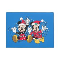 Mickey & Minnie Christmas Lights Doormat Gender: unisex. Age Group: adult. Pattern: graphic.