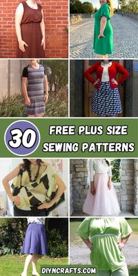 30 Free Plus Size Sewing Patterns