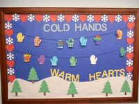 Shannon created a great winter bulletin board. And perfect timing with our first big snowstorm of the season!