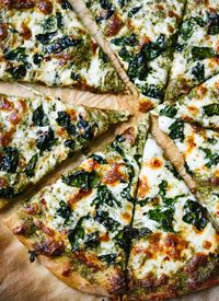 Kale Pesto Pizza