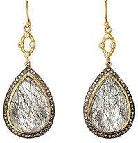 Look Elegant in this Beautiful  diamond  double drop earrings