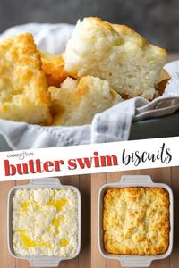 These heavenly Butter Swim Biscuits are baked golden in butter for a texture that's incredibly soft, moist and ready for slicing!