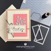 WOW!  The Softly Sophisticated Embossing Folder Is "Impressive!"