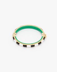 Enamel Stripe Bangle – Clare V.