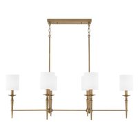 Abbie 48 Inch 6 Light Linear Suspension Light by Capital Lighting Fixture Company Abbie Linear Suspension Light by Capital Lighting Fixture Company - 842661AD-701