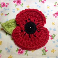 Kandipandi's Pad: Lest We Forget - beautiful crafty crocheted poppy. So perfect for Armistice Day. Well done to Kandi for this gorgeous tutorial - free for charity crafty/ personal use!