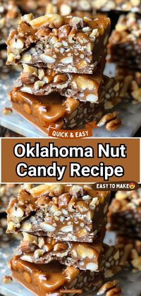 Until recently, I had never heard of Oklahoma Nut Candy. The name alone was enough to grab my attention and after a little research I learned this candy has quite the history!