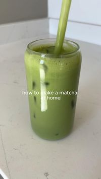 🍵✨How to make a matcha at home  #matcha #starbucksmatcha #matcharecipe #matchalovers #matchaathome #homecafe #matchalatte #matchatok