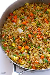 Restaurant Style Fried Rice - use gluten-free soy sauce & use gluten-free oyster sauce (or omit oyster sauce altogether since it's optional anyway) @Ali Ebright (Gimme Some Oven)